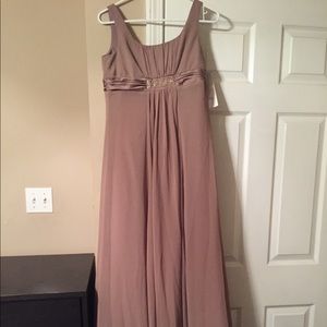 David’s Bridal floor length gown size 16 NWT